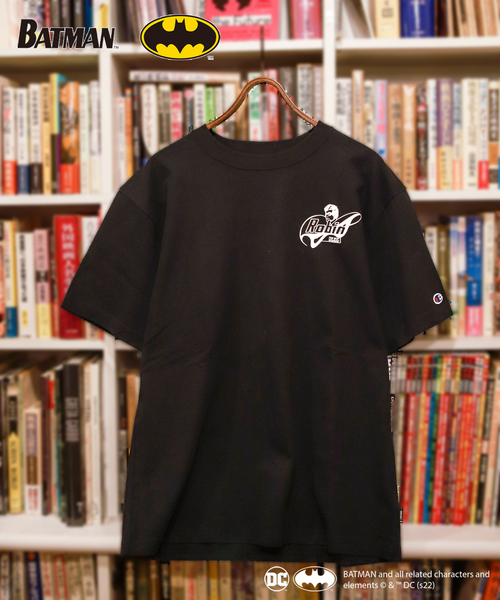 JOURNAL STANDARD relume（ジャーナルスタンダード　レリューム）の「【BATMAN by CHAMPION/バットマン】別注 アメコミTシャツ（Tシャツ/カットソー・メンズ・ホワイト/ブラック/ベージュ/ブラック系その他・SMALL/MEDIUM/LARGE/X-LARGE）」の13枚目の写真