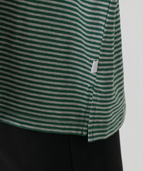 WHIMSIC(ウィムジック)の「【WHIMSIC】モックネックTシャツ(Tシャツ/カットソー・レディース・グリーン/ベージュ/チャコールグレー/ブラック・FREE)」の14枚目の写真