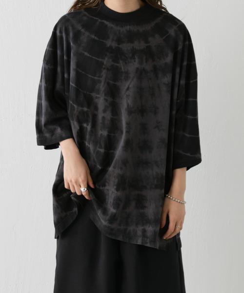 WHIMSIC(ウィムジック)の「【WHIMSIC】モックネックTシャツ(Tシャツ/カットソー・レディース・グリーン/ベージュ/チャコールグレー/ブラック・FREE)」の21枚目の写真