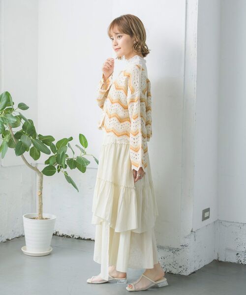 RETRO GIRL（レトロガール）の「レースチビNHTee（Tシャツ/カットソー・レディース・ホワイト/ブラック/グリーン・FREE）」の14枚目の写真