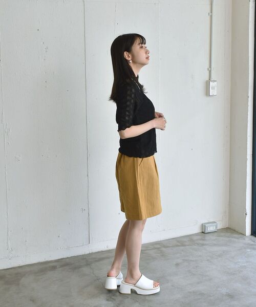 RETRO GIRL（レトロガール）の「レースチビNHTee（Tシャツ/カットソー・レディース・ホワイト/ブラック/グリーン・FREE）」の21枚目の写真