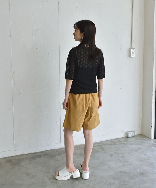 RETRO GIRL（レトロガール）の「レースチビNHTee（Tシャツ/カットソー・レディース・ホワイト/ブラック/グリーン・FREE）」の22枚目の写真