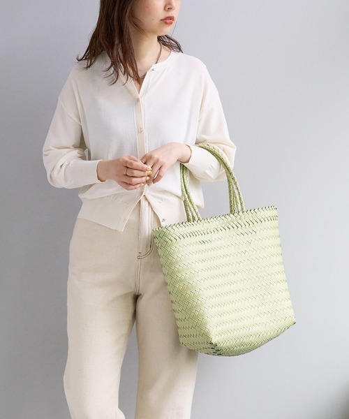 natural couture(ナチュラルクチュール)の「UVケア接触冷感ドロップカーディガン(カーディガン/ボレロ・レディース・イエロー/オフホワイト/ライトベージュ/ブラック/グリーン/ピンク/ラベンダー・FREE)」の12枚目の写真