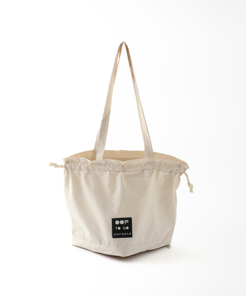 OOF WEAR（オーフウエア）の「OOF WEAR WATER PROOF ドロストバッグ（ショルダーバッグ・レディース・アイボリー/ブラック×ブラック・FREE）」の13枚目の写真