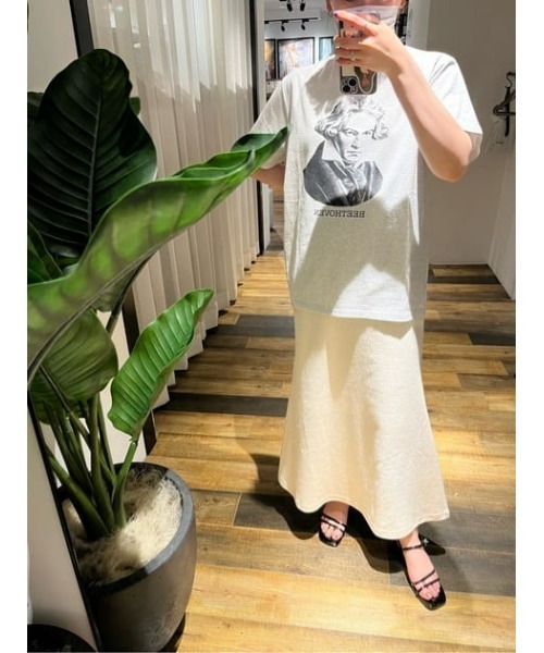 MOUSSY（マウジー）の「CUT MAXI MERMAID スカート（スカート・レディース・キナリ/ブラック/ネイビー・1/2）」の15枚目の写真