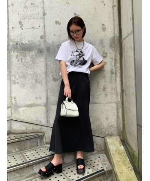 MOUSSY（マウジー）の「CUT MAXI MERMAID スカート（スカート・レディース・キナリ/ブラック/ネイビー・1/2）」の17枚目の写真