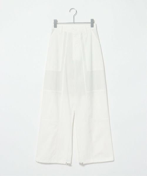 notch.（ノッチ）の「裾ドロストワークパンツ（その他パンツ・レディース・ブラック/ホワイト/ブラウン・M）」の8枚目の写真