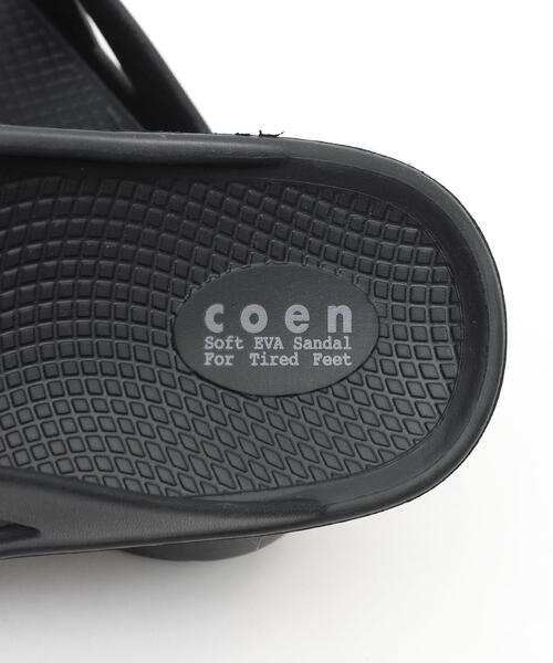 coen（コーエン）の「【ウィメンズ】ソフトEVAトングサンダル（サンダル・レディース・ホワイト/ブラック・24/23/25）」の11枚目の写真