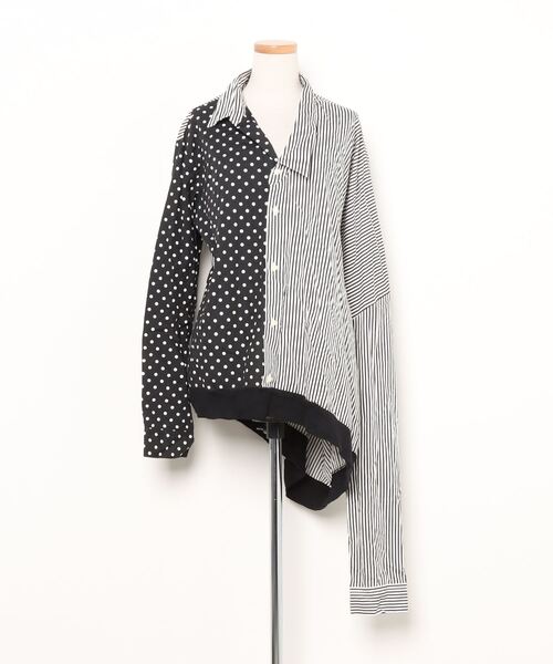 セール ブランド古着 ストライプ柄長袖シャツ シャツ ブラウス Yaponskii ヤポンスキー のファッション通販 Zozoused