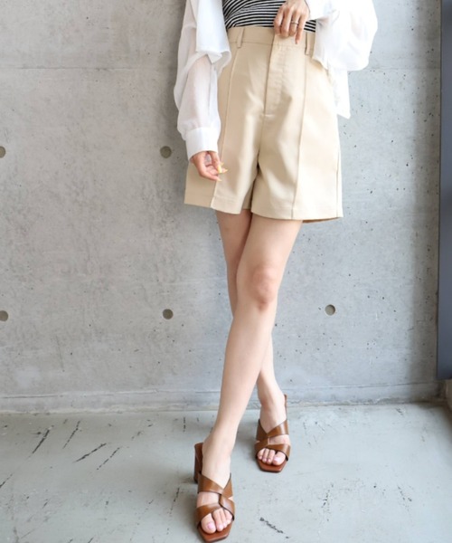 forme フォルム　メンズ水着ショートパンツ　ブラウンM LUXEAKMPLUS (リュクスエイケイエムプラス) 4WAY素材 花柄ベルト