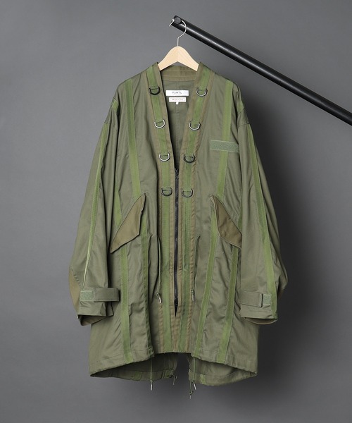 【 FDMTL / ファンダメンタル 】 TAPE HAORI COAT / テープ羽織りコート