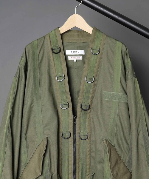 【 FDMTL / ファンダメンタル 】 TAPE HAORI COAT / テープ羽織りコート