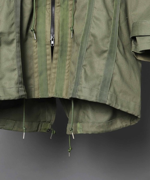 【 FDMTL / ファンダメンタル 】 TAPE HAORI COAT / テープ羽織りコート