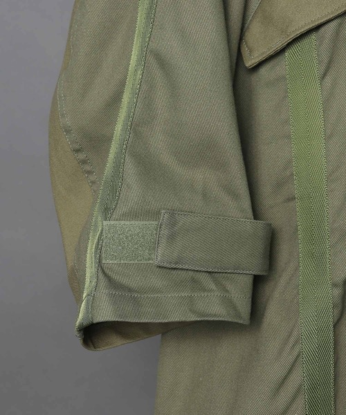 【 FDMTL / ファンダメンタル 】 TAPE HAORI COAT / テープ羽織りコート