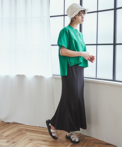 ANGIE（アンジー）の「ポンチマーメイドスカート（スカート・レディース・グリーン/ブラック/オレンジ/ピンク・FREE）」の15枚目の写真