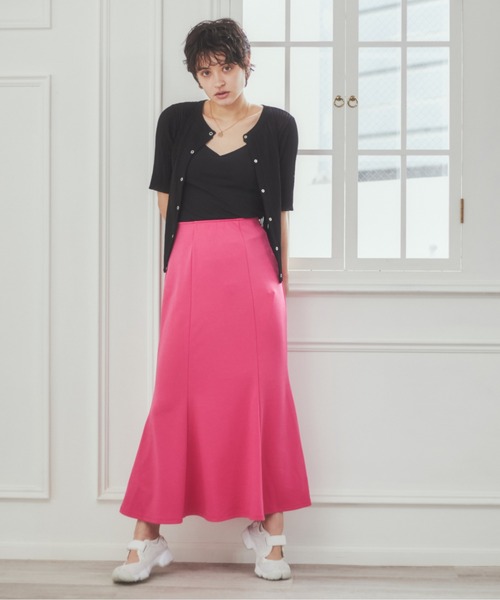 ANGIE（アンジー）の「ポンチマーメイドスカート（スカート・レディース・グリーン/ブラック/オレンジ/ピンク・FREE）」の22枚目の写真