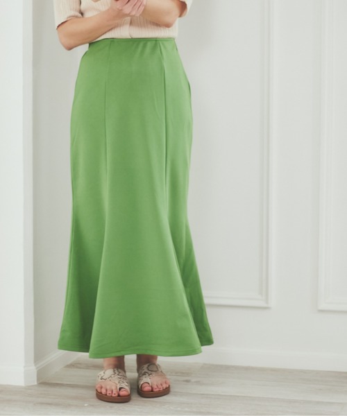 ANGIE（アンジー）の「ポンチマーメイドスカート（スカート・レディース・グリーン/ブラック/オレンジ/ピンク・FREE）」の17枚目の写真