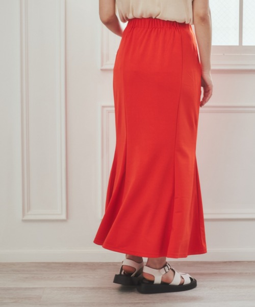 ANGIE（アンジー）の「ポンチマーメイドスカート（スカート・レディース・グリーン/ブラック/オレンジ/ピンク・FREE）」の11枚目の写真