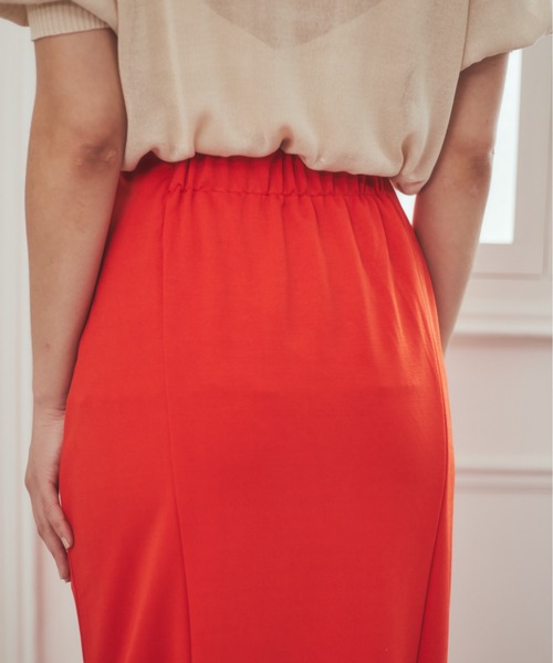 ANGIE（アンジー）の「ポンチマーメイドスカート（スカート・レディース・グリーン/ブラック/オレンジ/ピンク・FREE）」の6枚目の写真