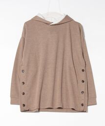 TRAP/U （トラップユー）の「【TRAP/U】サイド釦　プルパーカー（パーカー）」