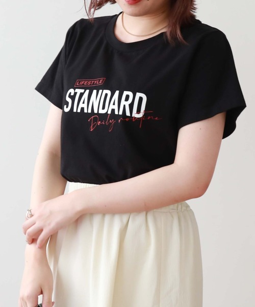 archives(アルシーヴ)の「プリントTee(Tシャツ/カットソー・レディース・ホワイト/ブラック/オフホワイト/モカ・MEDIUM)」の8枚目の写真