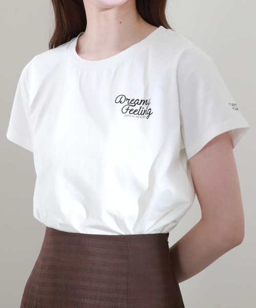 archives(アルシーヴ)の「プリントTee(Tシャツ/カットソー・レディース・ホワイト/ブラック/オフホワイト/モカ・MEDIUM)」の20枚目の写真