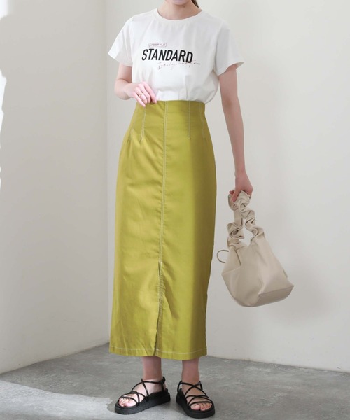 archives(アルシーヴ)の「プリントTee(Tシャツ/カットソー・レディース・ホワイト/ブラック/オフホワイト/モカ・MEDIUM)」の7枚目の写真