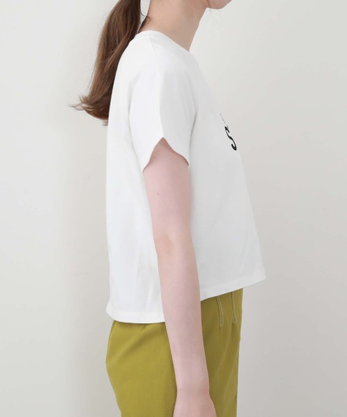archives(アルシーヴ)の「プリントTee(Tシャツ/カットソー・レディース・ホワイト/ブラック/オフホワイト/モカ・MEDIUM)」の11枚目の写真