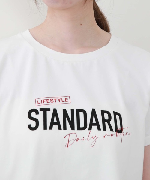 archives(アルシーヴ)の「プリントTee(Tシャツ/カットソー・レディース・ホワイト/ブラック/オフホワイト/モカ・MEDIUM)」の15枚目の写真
