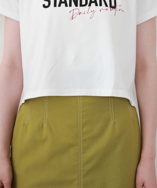 archives(アルシーヴ)の「プリントTee(Tシャツ/カットソー・レディース・ホワイト/ブラック/オフホワイト/モカ・MEDIUM)」の16枚目の写真