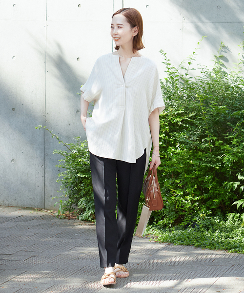 JOURNAL STANDARD(ジャーナルスタンダード)の「イージークロスパンツ(その他パンツ・レディース・ブラック/グリーン・38/36)」の3枚目の写真
