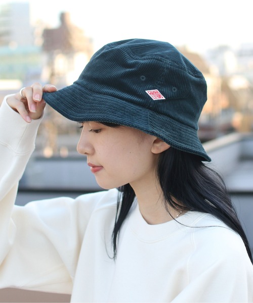 DANTON（ダントン）の「DANTON/ダントン　コーデュロイ　バケットハット　CORDUROY BUCKET HAT DT-H0115 SCD（ハット・レディース・チャコールグレー/ブルーグリーン/ライトベージュ/レンガ/ブラック・FREE）」の12枚目の写真
