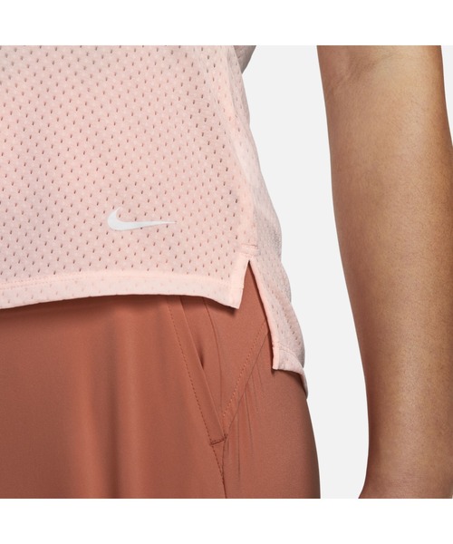 NIKE（ナイキ）の「ナイキ NIKE ナイキ ウィメンズ ワン DF BRTH STD S/S トップ（Tシャツ/カットソー・レディース・ブラック/ピンク・L/XL/S/M）」の6枚目の写真