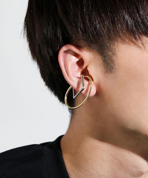 エル・エー・エイチ シルバー925 イヤーカフ(片耳用) HSSE0110H SI ハードシルバー イヤーカフ(片耳用) ／LAH（LAH） シルバー925