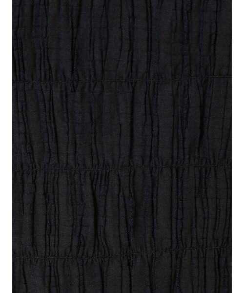 EVRIS（エヴリス）の「シャーリングノースリトップス（シャツ/ブラウス・レディース・ブラック/オレンジ/マスタード・FREE）」の7枚目の写真