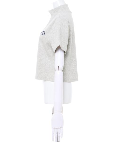INGNI(イング)の「ハーフZIP/リブトップス(Tシャツ/カットソー・レディース・ブラック/ブラウン/オフホワイト/オートミール・M)」の6枚目の写真