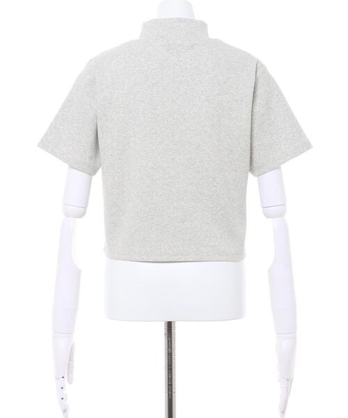 INGNI(イング)の「ハーフZIP/リブトップス(Tシャツ/カットソー・レディース・ブラック/ブラウン/オフホワイト/オートミール・M)」の7枚目の写真