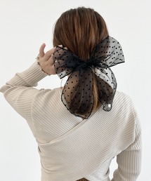 SLURR | ドットリボンポニー(ヘアゴム)