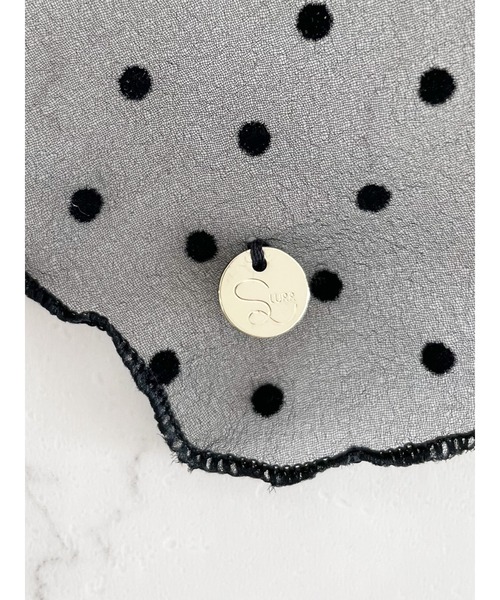 SLURR（スラ―）の「ドットリボンポニー（ヘアゴム・レディース・ブラック/ボルドー・FREE）」の7枚目の写真