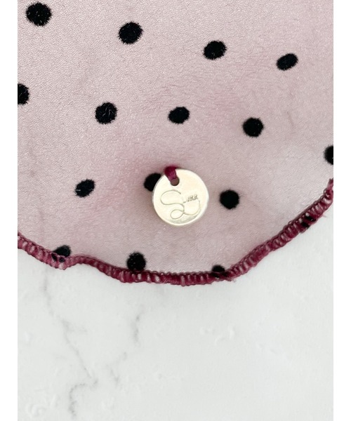 SLURR（スラ―）の「ドットリボンポニー（ヘアゴム・レディース・ブラック/ボルドー・FREE）」の3枚目の写真