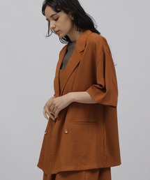 LAKOLE | ハーフスリーブテーラードジャケット[セットアップ対応] / 353987(テーラードジャケット)