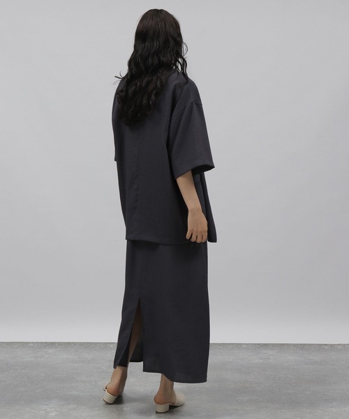 LAKOLE（ラコレ）の「ハーフスリーブテーラードジャケット[セットアップ対応] / 353987（テーラードジャケット・レディース・ライトブラウン/スモーク/サンドグレー・SMALL/MEDIUM）」の12枚目の写真