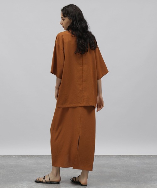 LAKOLE（ラコレ）の「ハーフスリーブテーラードジャケット[セットアップ対応] / 353987（テーラードジャケット・レディース・ライトブラウン/スモーク/サンドグレー・SMALL/MEDIUM）」の17枚目の写真