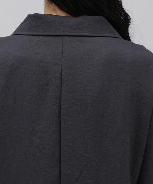 LAKOLE（ラコレ）の「ハーフスリーブテーラードジャケット[セットアップ対応] / 353987（テーラードジャケット・レディース・ライトブラウン/スモーク/サンドグレー・SMALL/MEDIUM）」の5枚目の写真