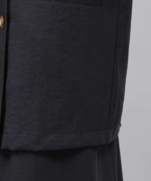 LAKOLE（ラコレ）の「ハーフスリーブテーラードジャケット[セットアップ対応] / 353987（テーラードジャケット・レディース・ライトブラウン/スモーク/サンドグレー・SMALL/MEDIUM）」の20枚目の写真