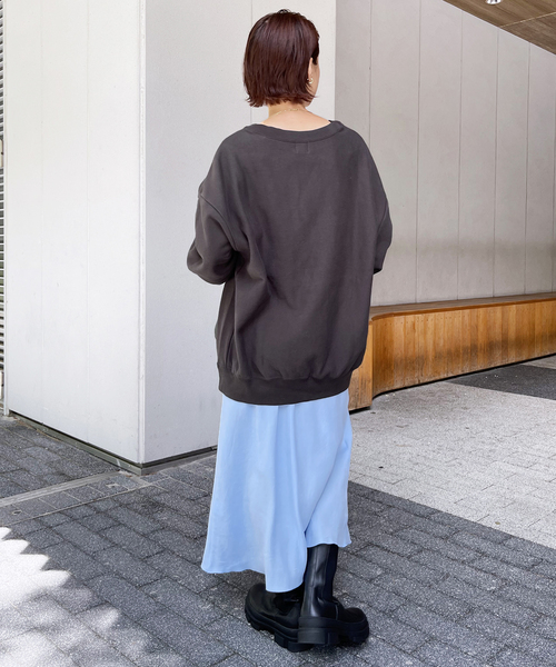 Spick and Span Cu/Visサンドウォッシュミディスカート Spick & Span（スピックアンドスパン）の「Cu/Visサンド