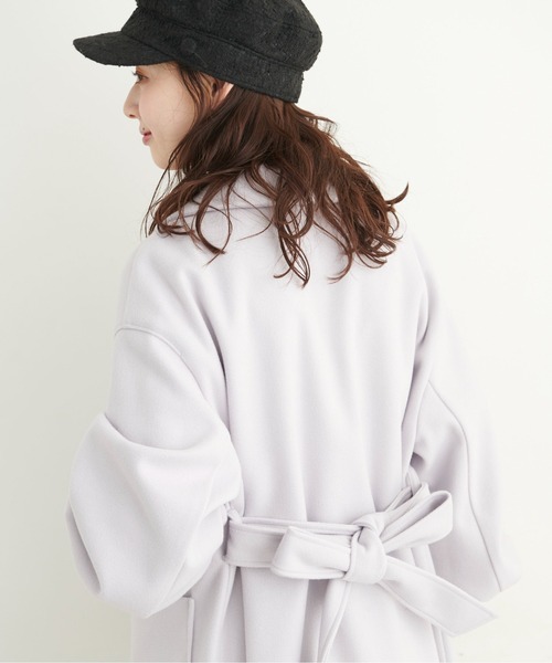 FREE'S MART（フリーズマート）の「◆ボリュームスリーブオーバーガウンコート（その他アウター・レディース・パープル/グリーン/ブラウン系その他・SMALL/MEDIUM）」の11枚目の写真