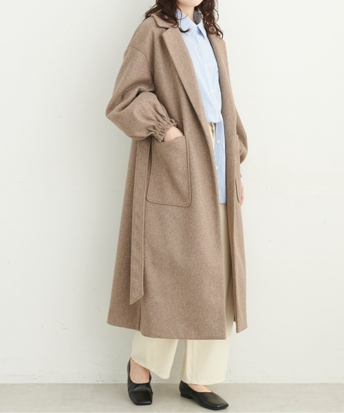 FREE'S MART（フリーズマート）の「◆ボリュームスリーブオーバーガウンコート（その他アウター・レディース・パープル/グリーン/ブラウン系その他・SMALL/MEDIUM）」の15枚目の写真