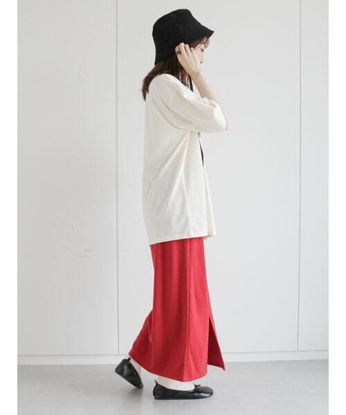 ehka sopo（エヘカソポ）の「フォトプリントTシャツ（Tシャツ/カットソー・レディース・ブラウン/キナリ/オレンジ/ミント・ﾌﾘ-）」の9枚目の写真