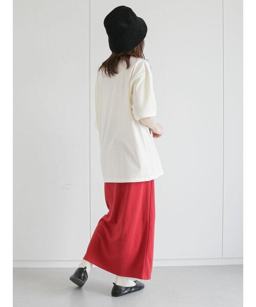 ehka sopo（エヘカソポ）の「フォトプリントTシャツ（Tシャツ/カットソー・レディース・ブラウン/キナリ/オレンジ/ミント・ﾌﾘ-）」の10枚目の写真